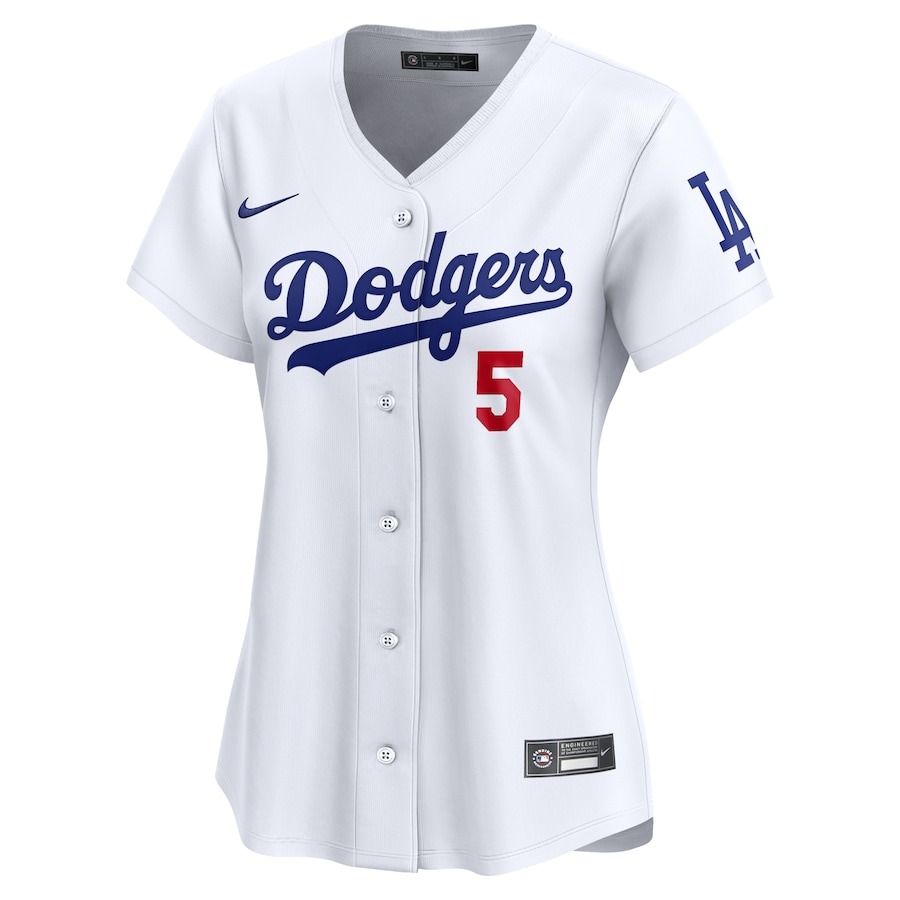 Women's Los Angeles Dodgers Freddie Freeman Nike White 2024 World Series Champions Home Limited Player Jersey