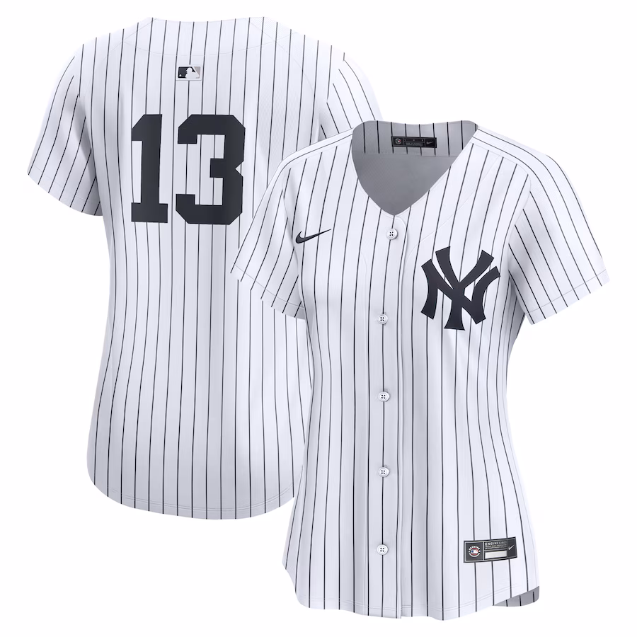 Women's New York Yankees Jazz Chisholm Jr. Nike White Home Limited Player Jersey
