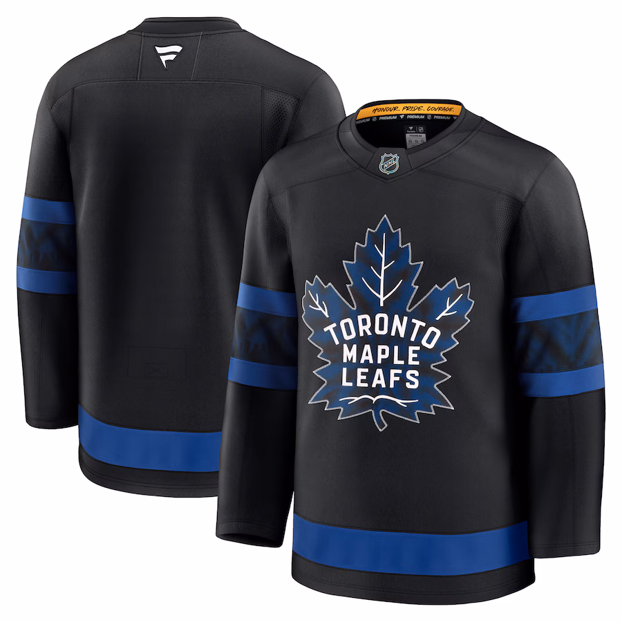 Men's Toronto Maple Leafs Fanatics Black Alternate Premium Jersey
