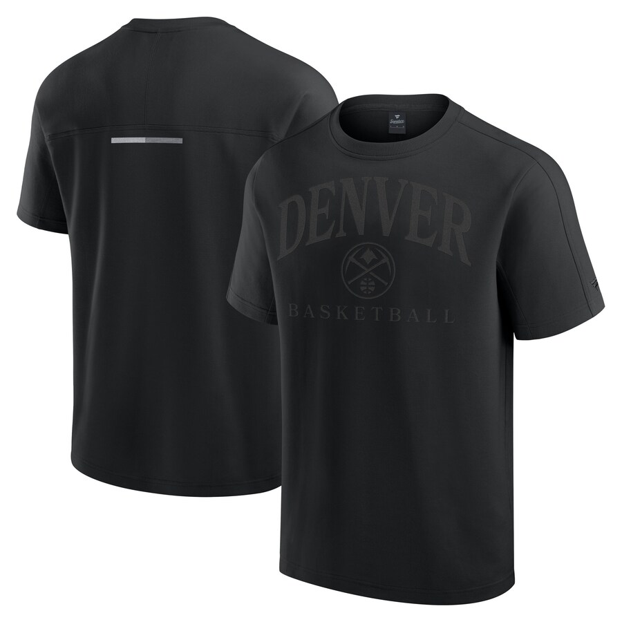 Men's Denver Nuggets Fanatics Black Flex Tri-Blend T-Shirt