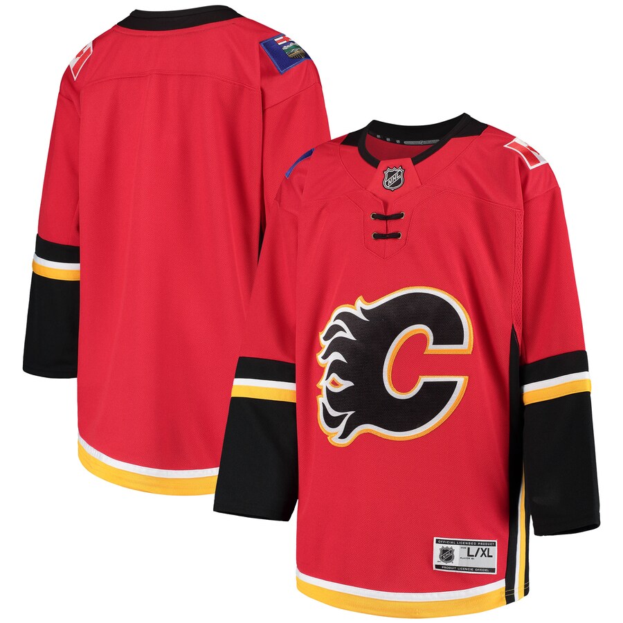 Youth Calgary Flames Red 2020/21 Alternate Premier Jersey