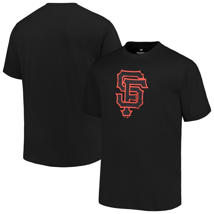 Men's San Francisco Giants Profile Black Big & Tall Primary Logo T-Shirt