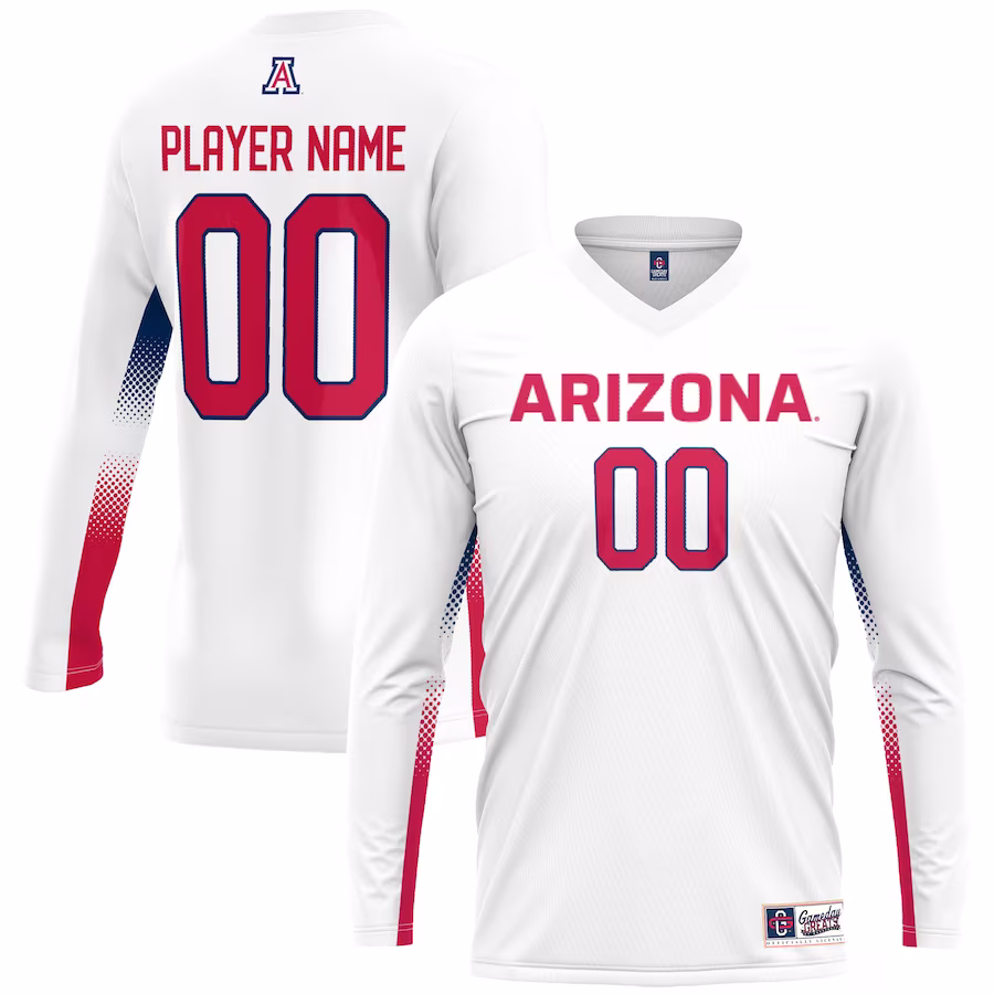 Arizona Wildcats GameDay Greats Youth Lightweight NIL Women's Volleyball Jersey - White