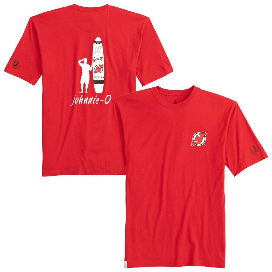 Men's New Jersey Devils johnnie-O Red Heathered Spencer T-Shirt