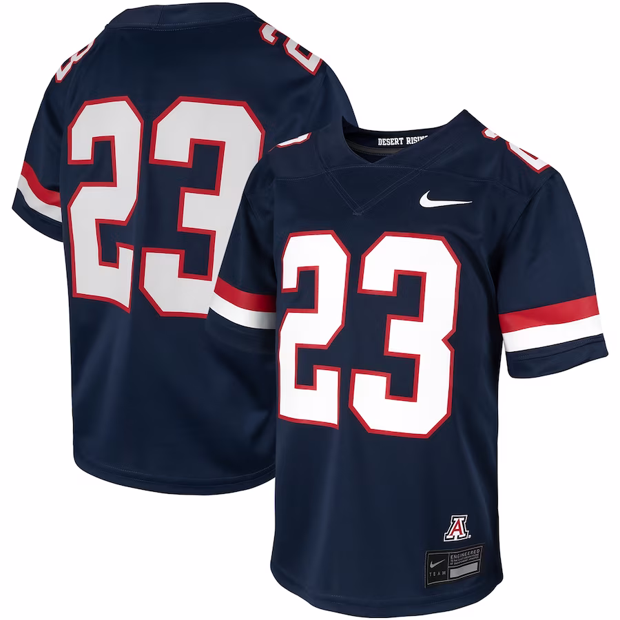 #23 Arizona Wildcats Nike Youth Untouchable Replica Game Jersey - Navy