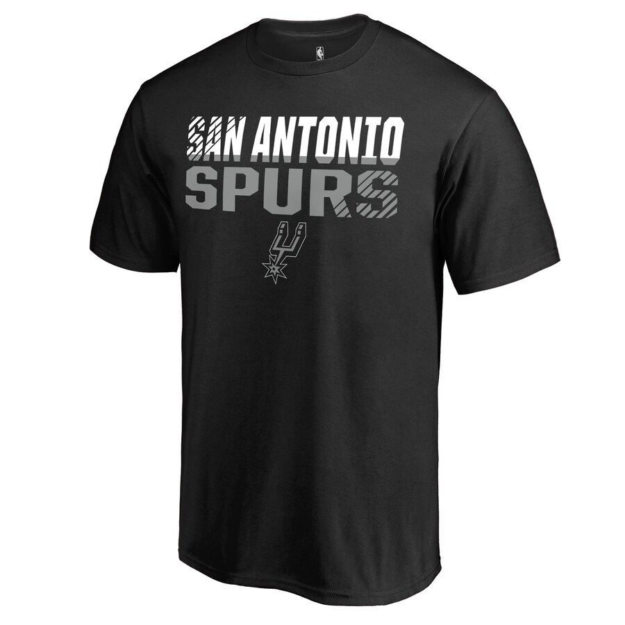 Men's San Antonio Spurs Black Fade Out T-Shirt
