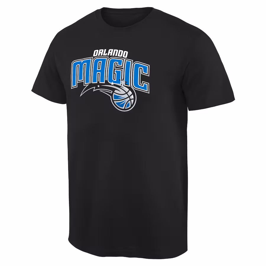 Men's Orlando Magic Black Primary Logo T-Shirt