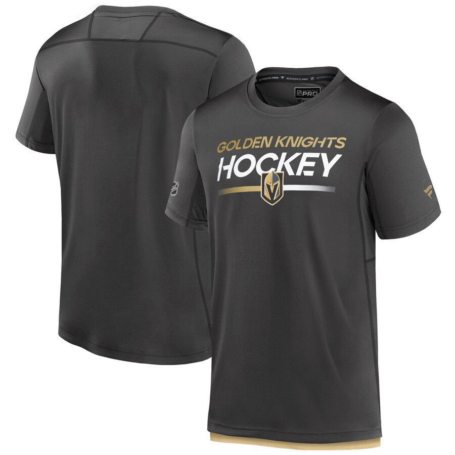 Men's Vegas Golden Knights Fanatics Charcoal Tech T-Shirt