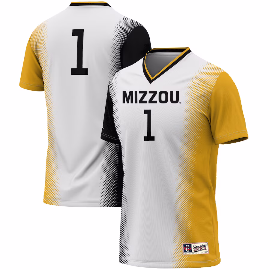 #1 Missouri Tigers GameDay Greats Youth  Lightweight Women's Soccer Jersey - White