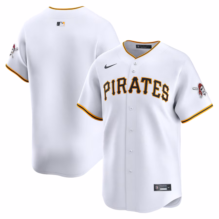 Youth Pittsburgh Pirates Nike White Home Limited Jersey