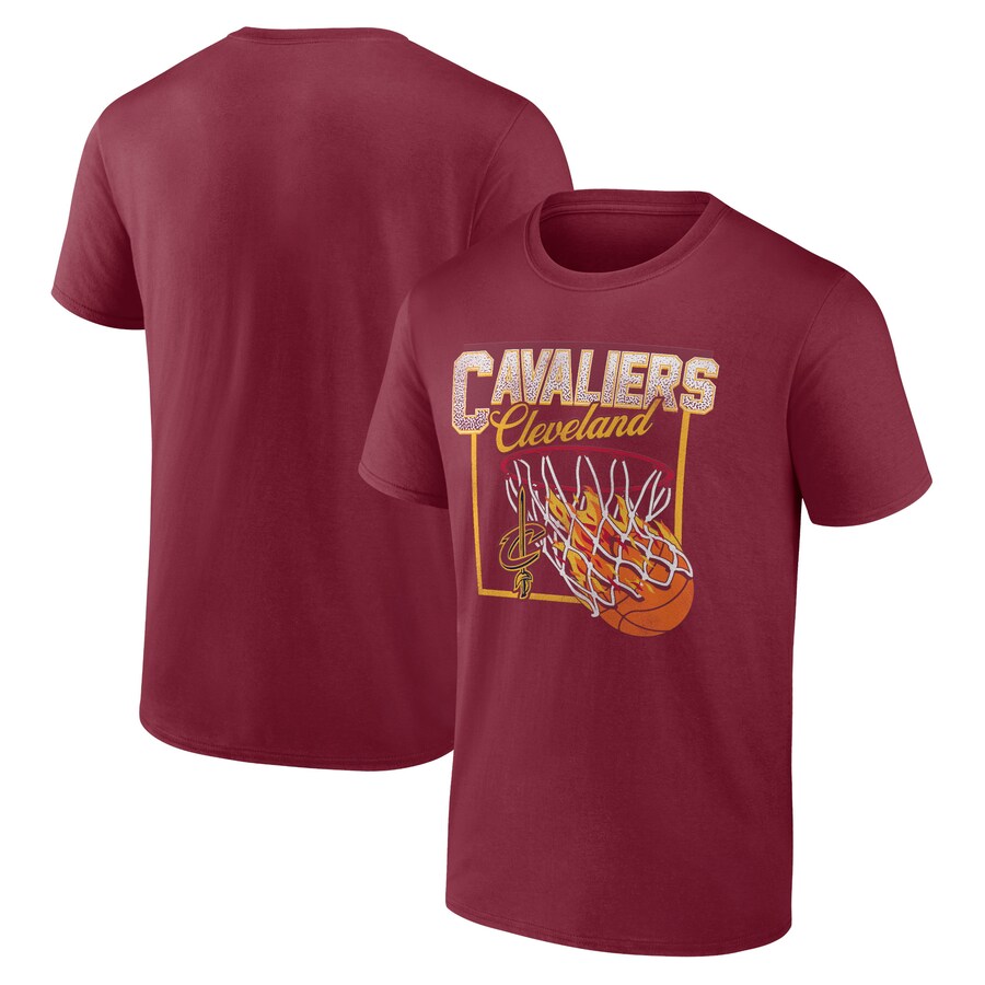 Men's Cleveland Cavaliers Wine Alley Oop T-Shirt