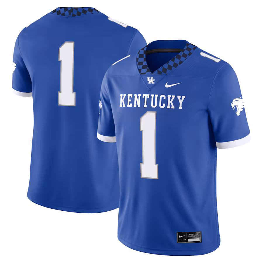 #1 Kentucky Wildcats Nike Game Jersey - Royal