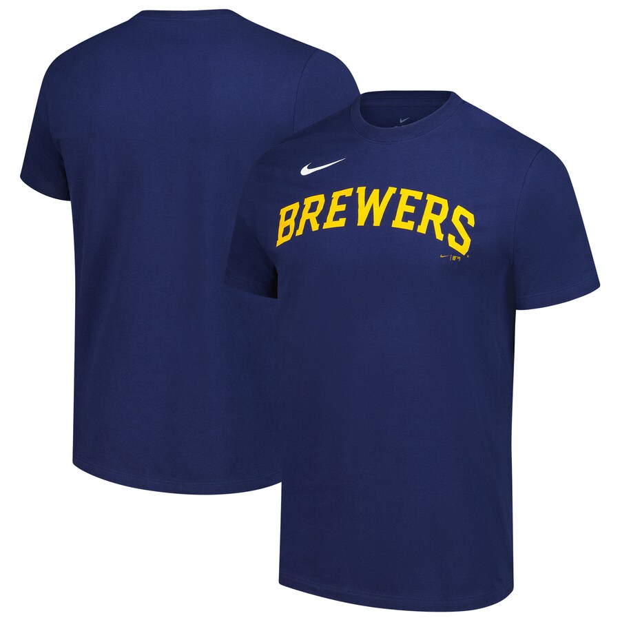 Men's Milwaukee Brewers Nike Navy Sundown T-Shirt