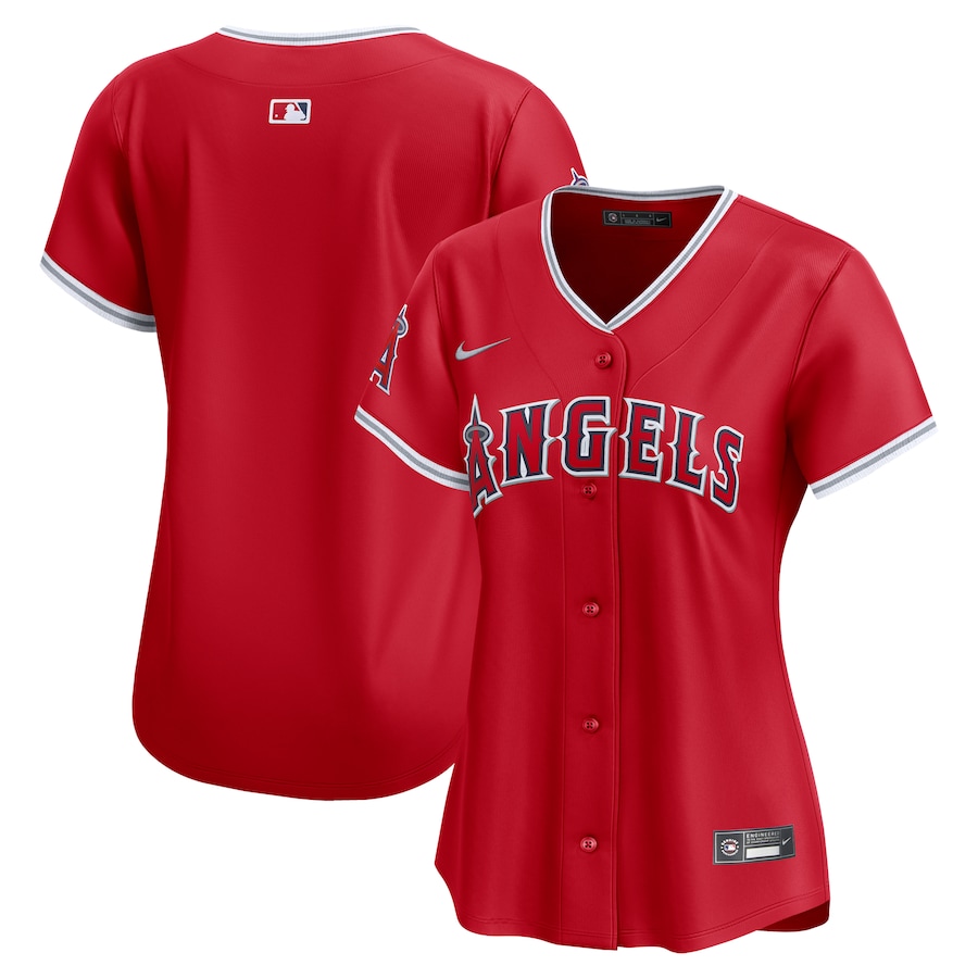 Women's Los Angeles Angels Nike Red Alternate Limited Jersey