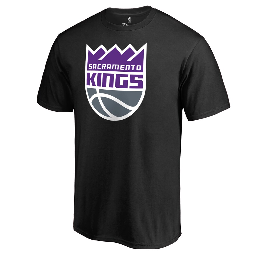 Men's Sacramento Kings Black Primary Logo T-Shirt