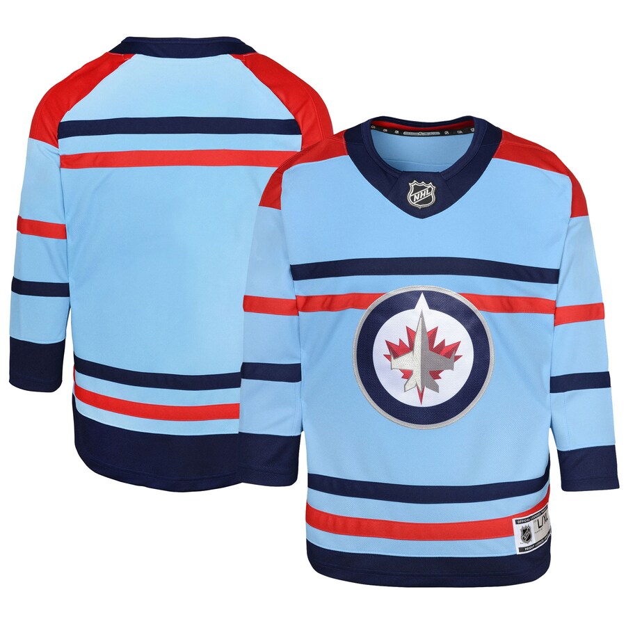 Youth Winnipeg Jets Light Blue Anniversary Premier Jersey