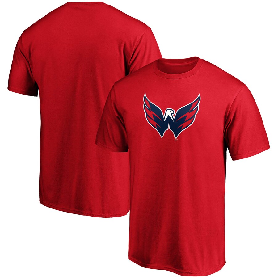 Men's Washington Capitals Fanatics Red Primary Team Logo T-Shirt
