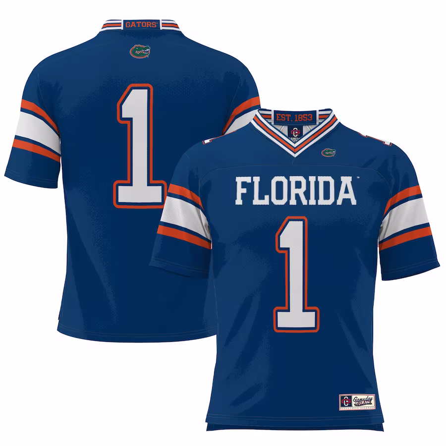 #1 Florida Gators GameDay Greats Youth  Football Jersey �?Royal