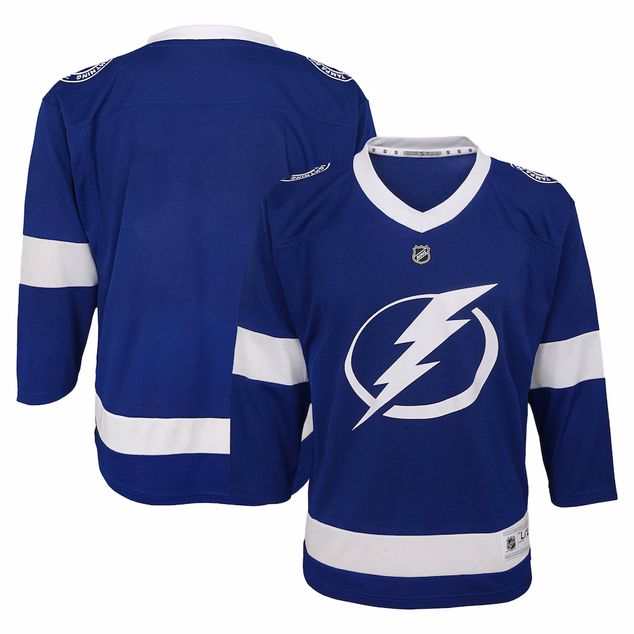 Youth Tampa Bay Lightning Blue Replica Jersey