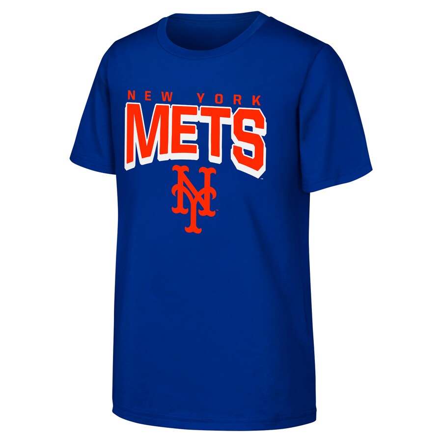 Youth New York Mets Royal On The Block T-Shirt