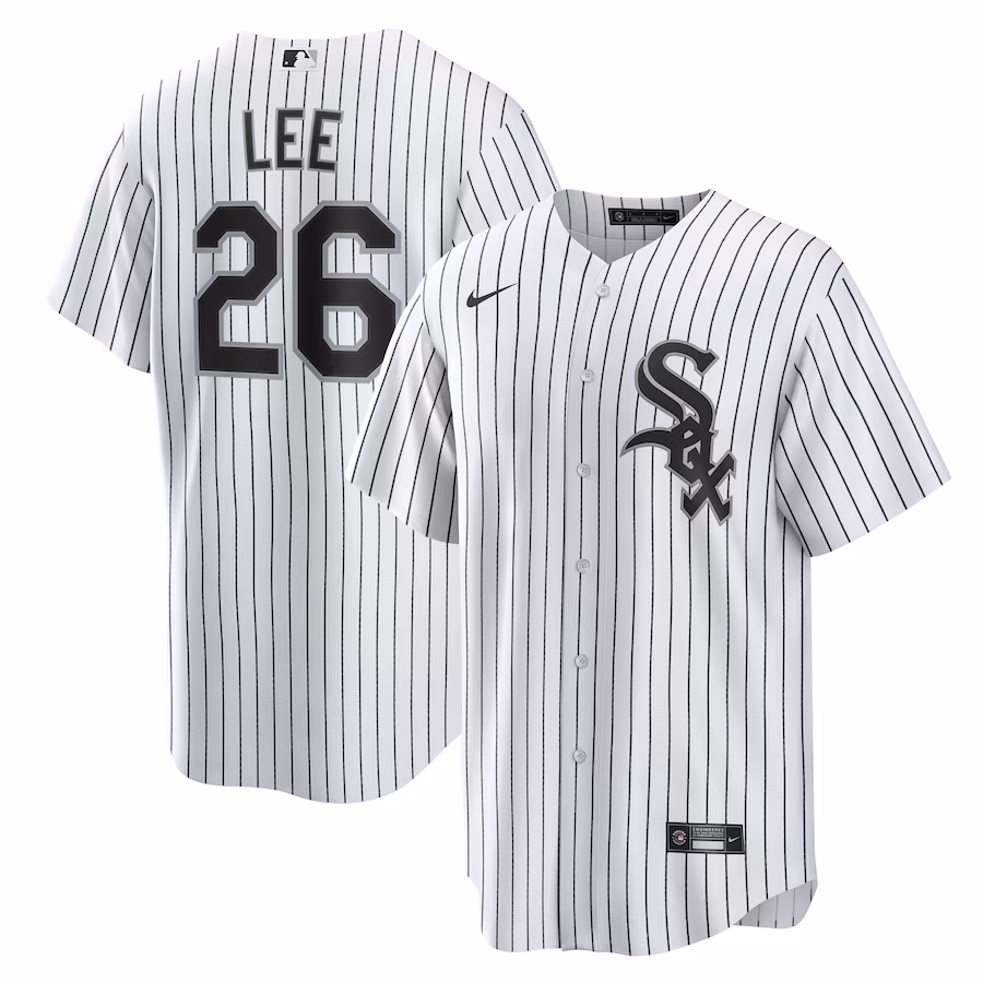 Men's Chicago White Sox Korey Lee Nike White Home Replica Jersey