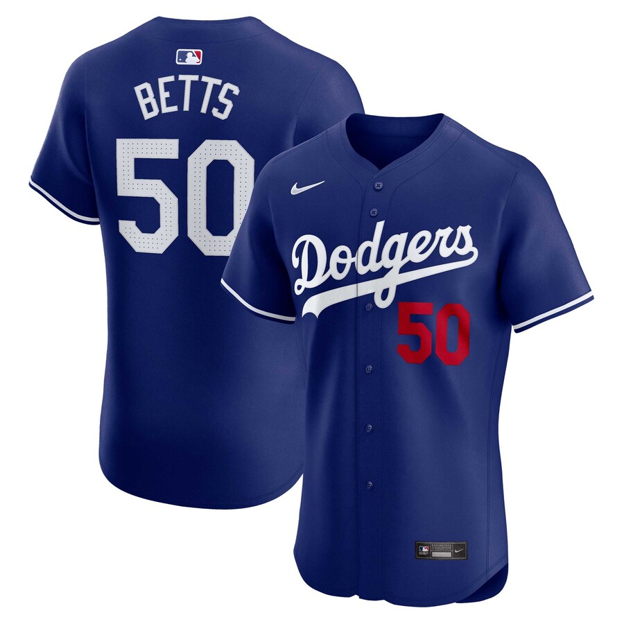 Men's Los Angeles Dodgers Mookie Betts Nike Royal Alternate Elite Player Jersey