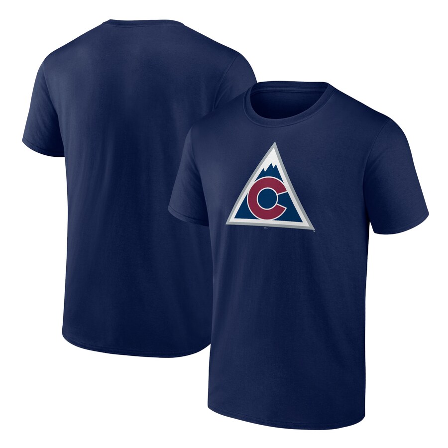 Men's Colorado Avalanche Navy Alternate Team Logo T-Shirt