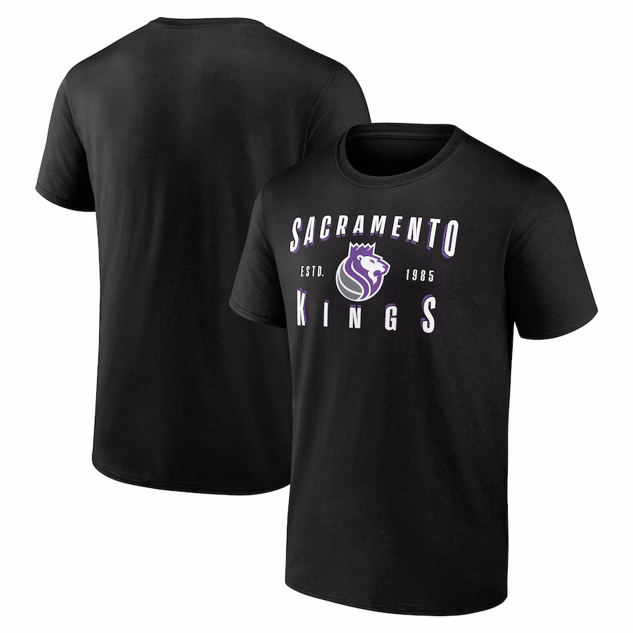 Men's Sacramento Kings Fanatics Black Competition T-Shirt