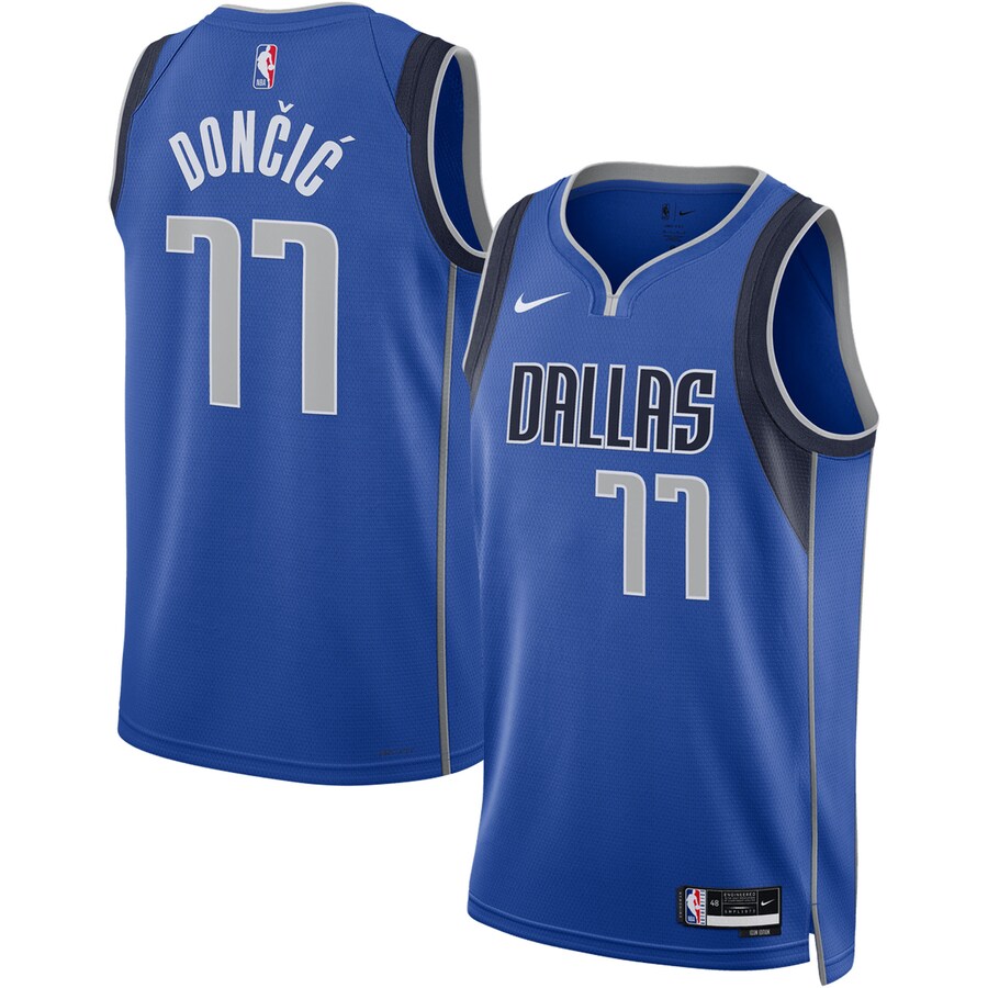 Unisex Dallas Mavericks Luka Don?i? Nike Blue Swingman Jersey - Icon Edition