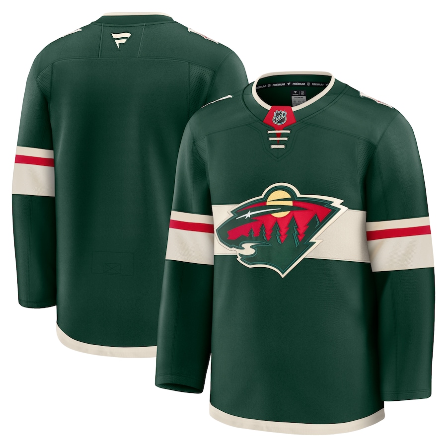 Men's Minnesota Wild Fanatics Green Home Premium Jersey