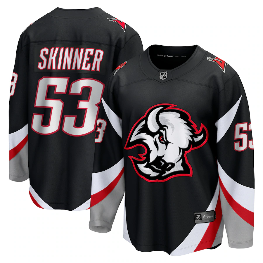 Men's Buffalo Sabres Jeff Skinner Fanatics Black Alternate Premier Breakaway Player Jersey