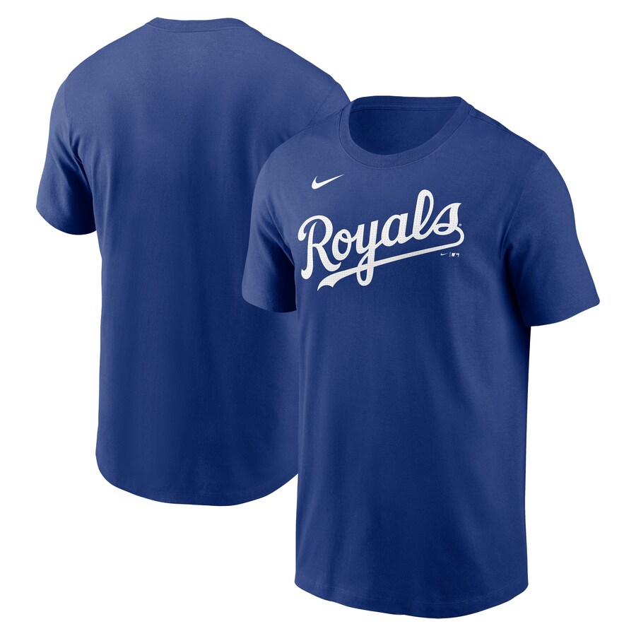 Men's Kansas City Royals Nike Royal Fuse Wordmark T-Shirt