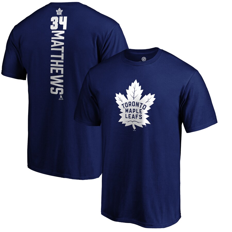 Men's Toronto Maple Leafs Auston Matthews Royal Playmaker T-Shirt