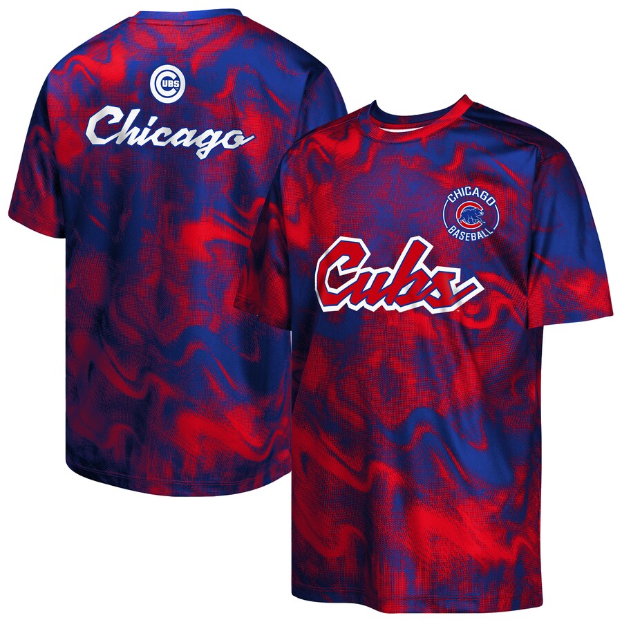 Youth Chicago Cubs Royal/Red Pinch Hitter T-Shirt