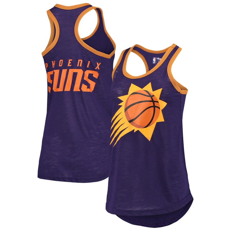Women's Phoenix Suns G-III Sports by Carl Banks Purple Showdown Burnout Tank Top