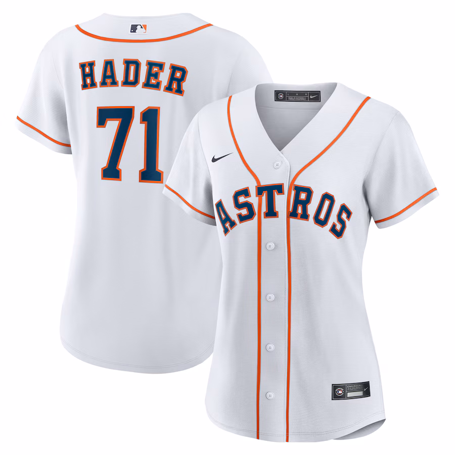 Women's Houston Astros Josh Hader Nike White Home Replica Jersey