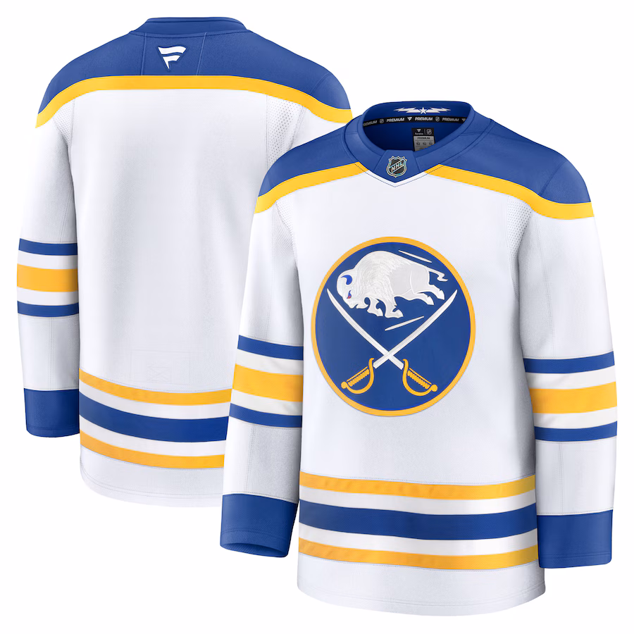 Men's Buffalo Sabres Fanatics White Away Premium Jersey