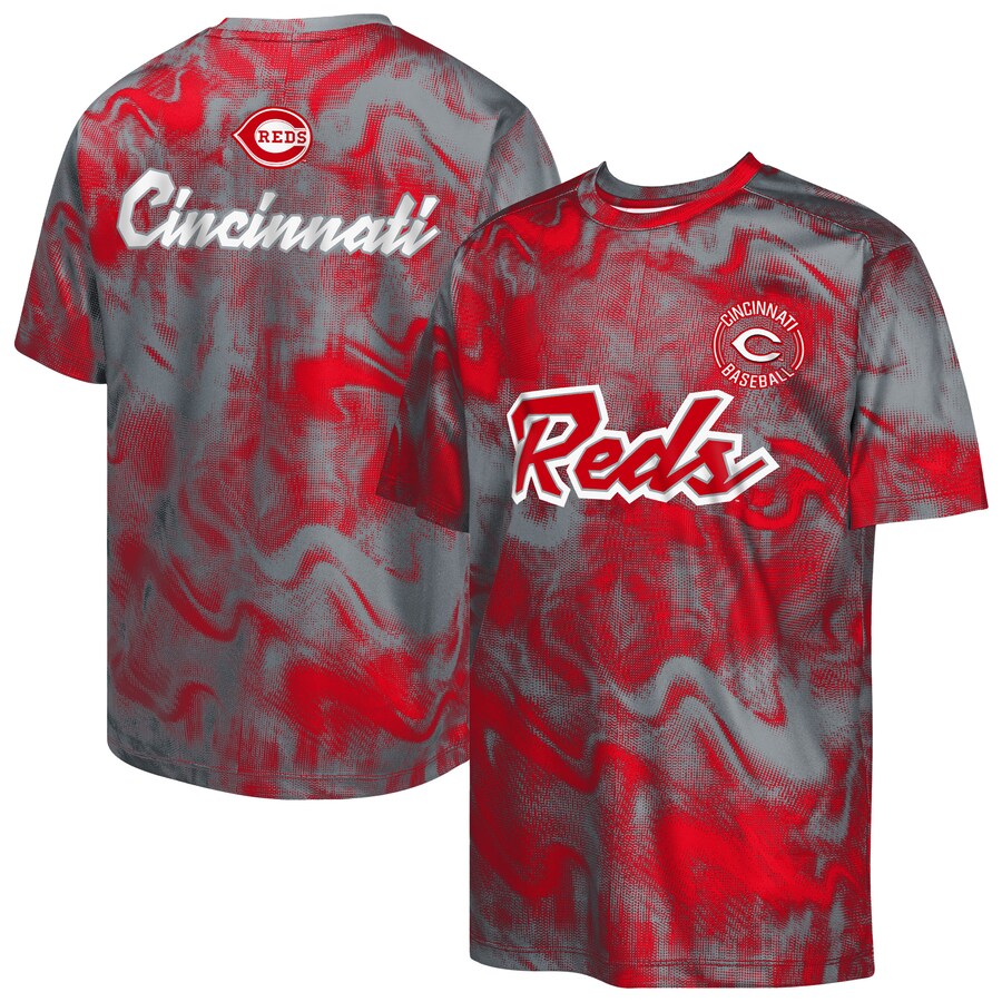 Youth Cincinnati Reds Red/Silver Pinch Hitter T-Shirt