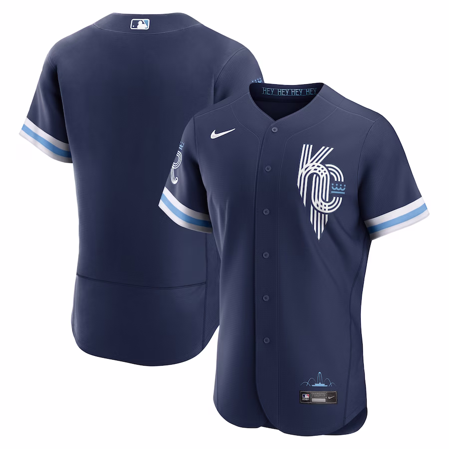 Men's Kansas City Royals Nike Navy City Connect Authentic Jersey