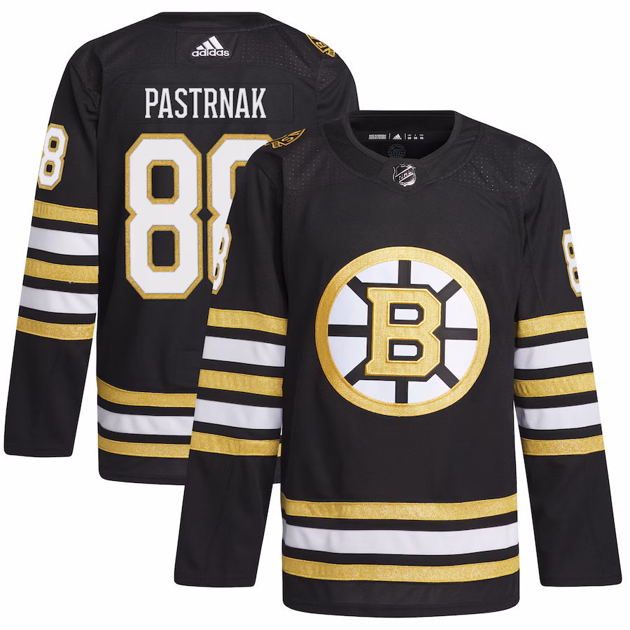 Men's Boston Bruins David Pastrnak adidas Black Alternate Primegreen Authentic Player Jersey