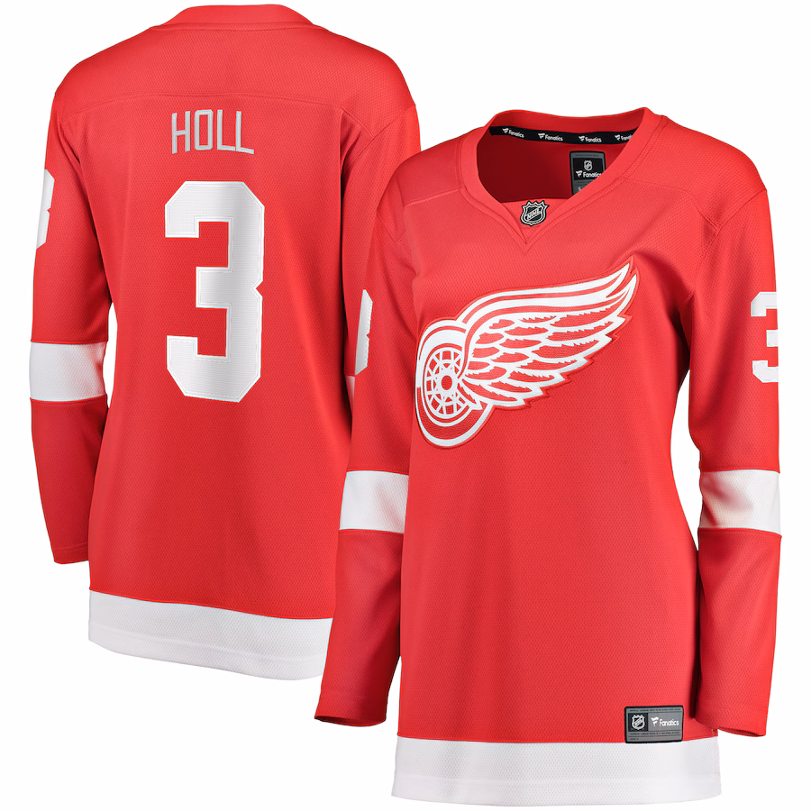 Women's Detroit Red Wings Justin Holl Fanatics Red Home Breakaway Player Jersey