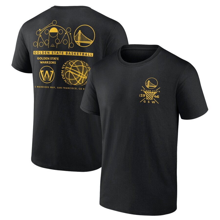 Men's Golden State Warriors  Black Street Collective T-Shirt