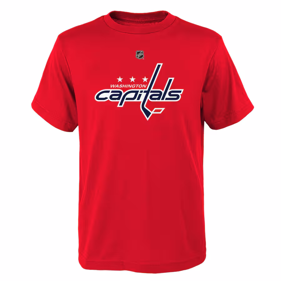 Youth Washington Capitals Red Primary Logo T-Shirt