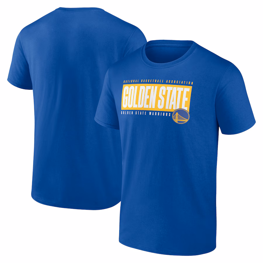 Men's Golden State Warriors Fanatics Royal Box Out T-Shirt
