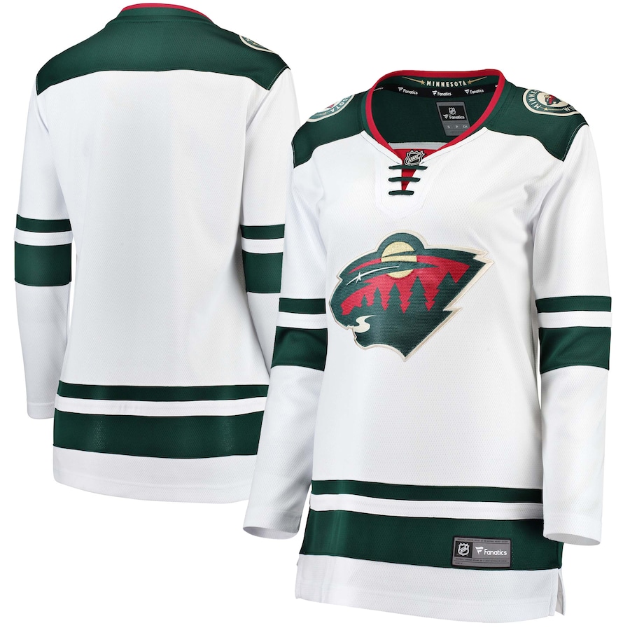 Women's Minnesota Wild Fanatics White Away Breakaway Jersey