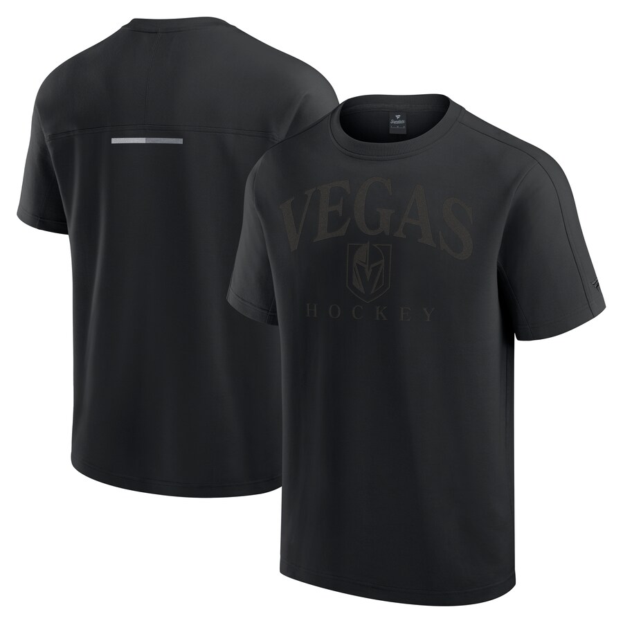 Men's Vegas Golden Knights Fanatics Black Elements Flex Tri-Blend T-Shirt