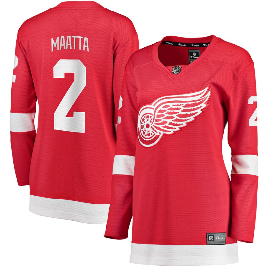 Women's Detroit Red Wings Olli Maatta Fanatics Branded Red Home Breakaway Player Jersey
