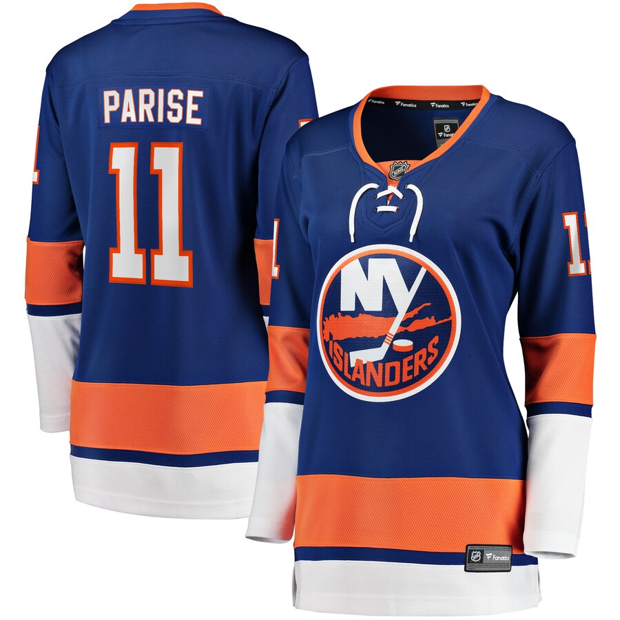 Women's New York Islanders Zach Parise Fanatics Branded Royal Home Breakaway Player Jersey