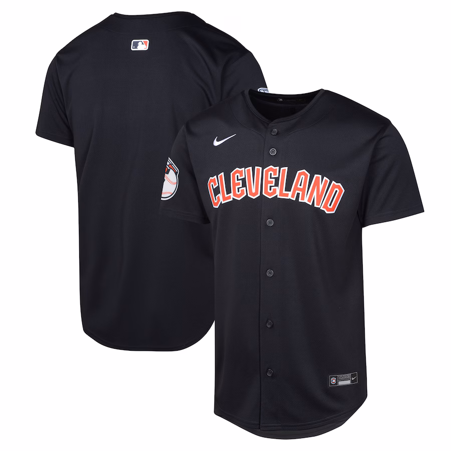 Youth Cleveland Guardians Nike Navy Alternate Limited Jersey