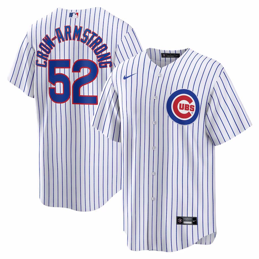 Men's Chicago Cubs Pete Crow-Armstrong Nike White Home Replica Player Jersey